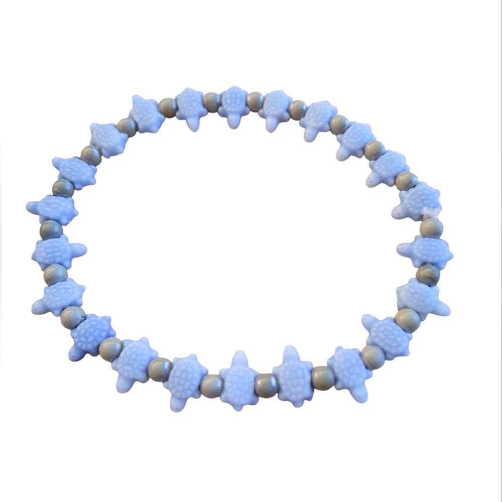 FREE W/Purchase Turtle Bracelet Stretchy Girls Boys Women Men